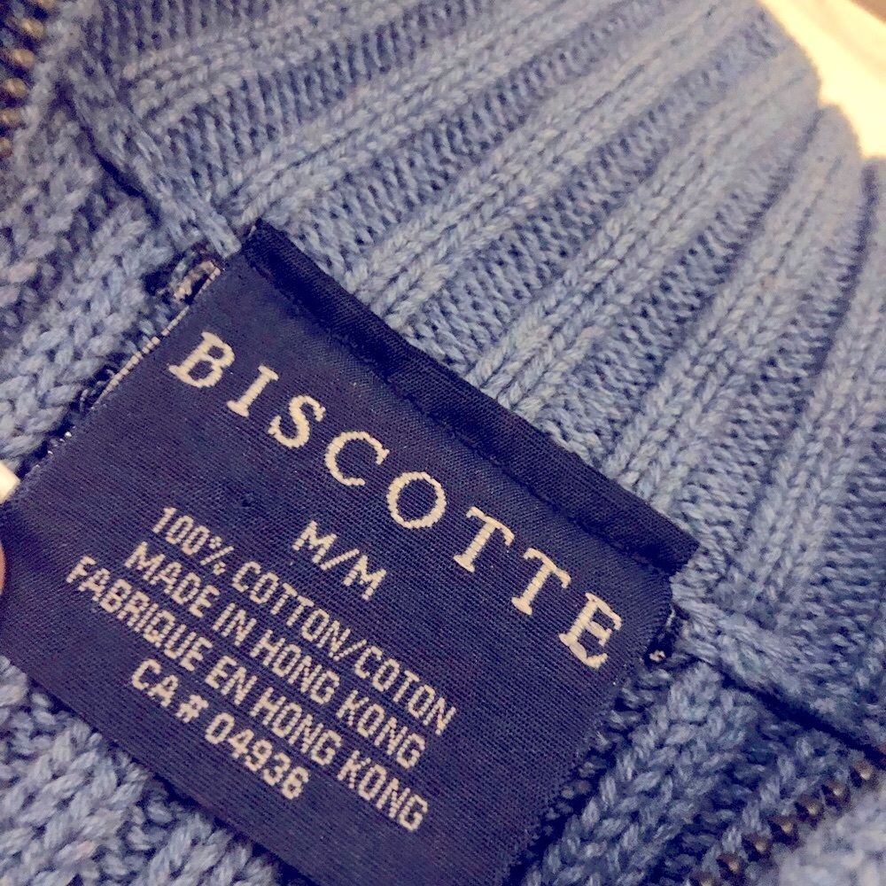 BISCOTTE-Winter Blue Sweater- - Picture 4 of 4